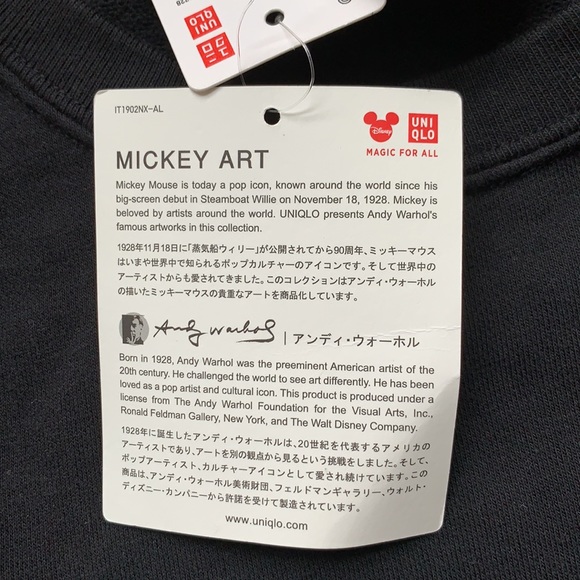 Women’s Mickey Mouse long sleeve sweater pullover - Picture 6 of 6